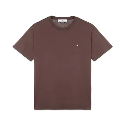 Stone Island 21213 60/2 COTTON JERSEY_SLIM FIT "Dark Brown"