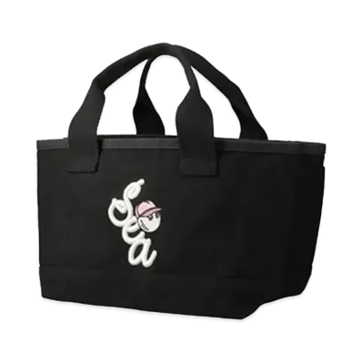 WIND AND SEA x Malbon Golf Tote Bag "Black"