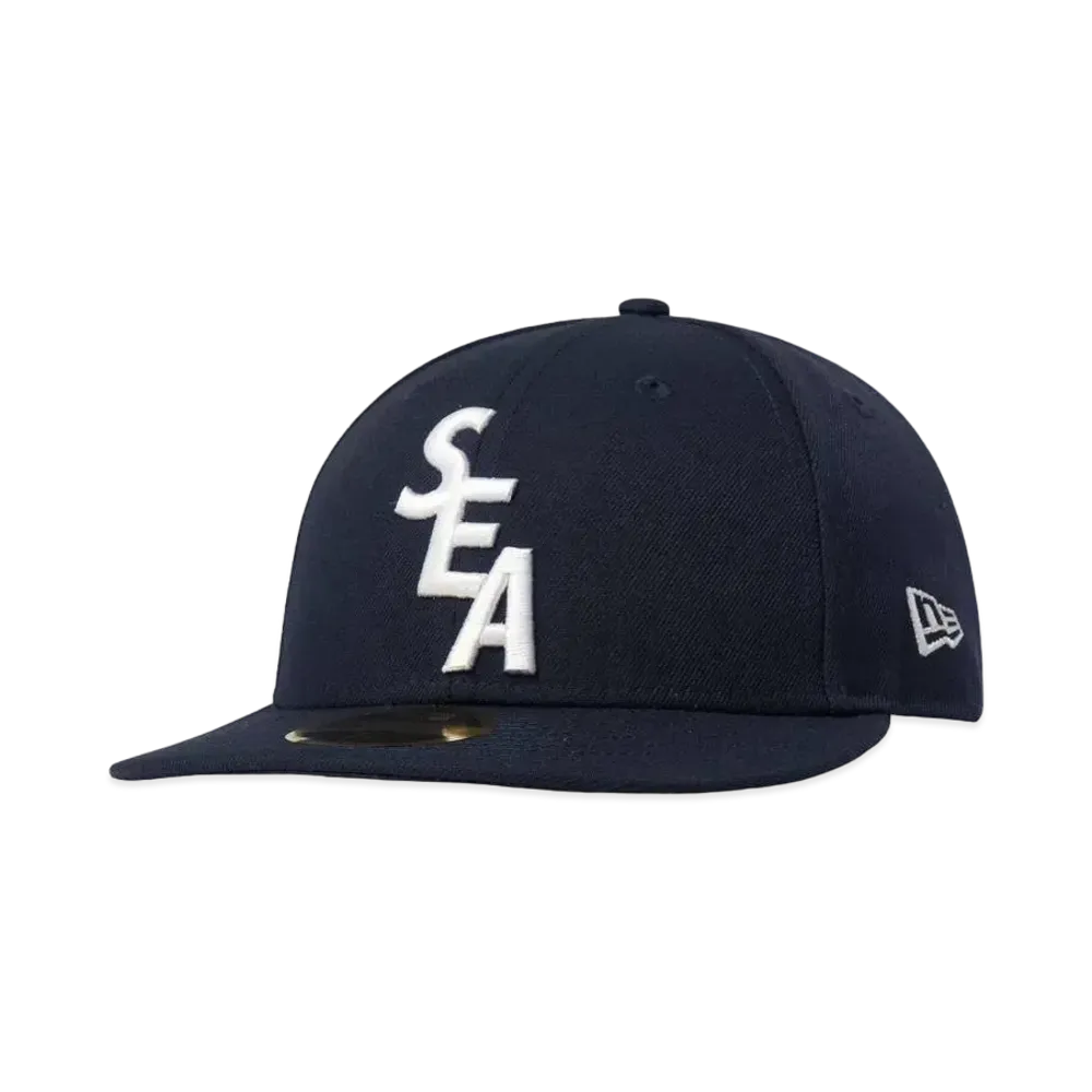 WIND AND SEA X IT'S A LIVING X NEW ERA (S_E_A) LOW PROFILE 59 FIFTY CAP "Navy"