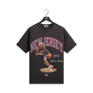 Kith x NBA All-Star New Jersey Nets Stephon Marbury Vintage Tee "Black"