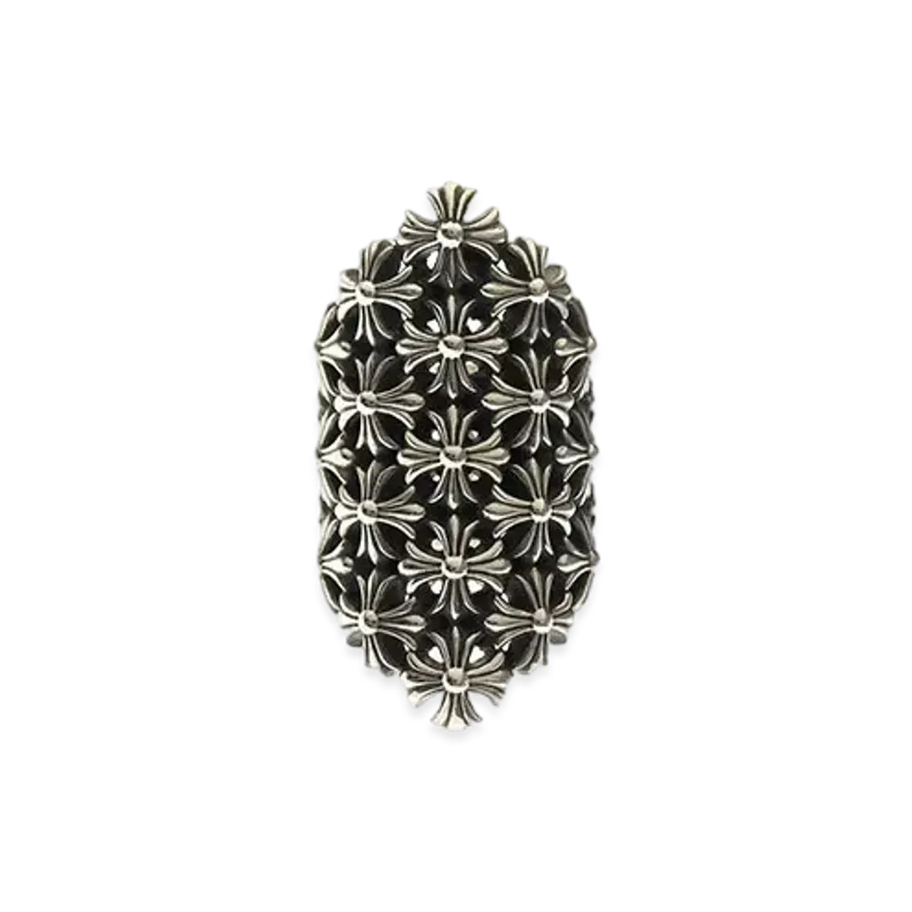 Chrome Hearts Small Chain Mail Ring "Silver"