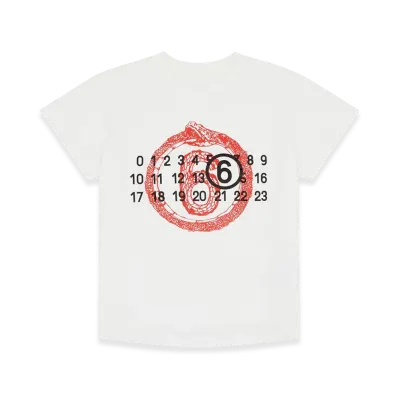 MM6 Maison Margiela Women's Year Of The Snake T-Shirt "White"