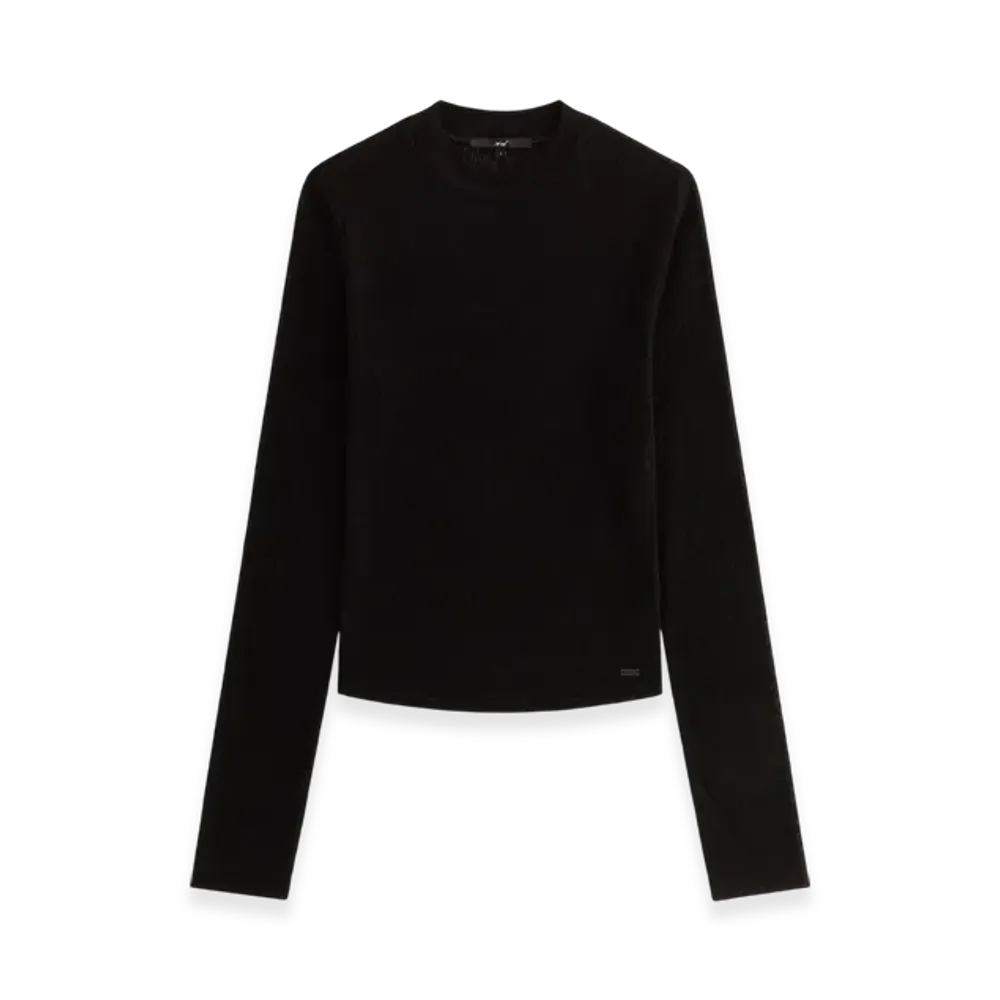 Kith Women's Mulberry IV Boucle Long Sleeve "Black"