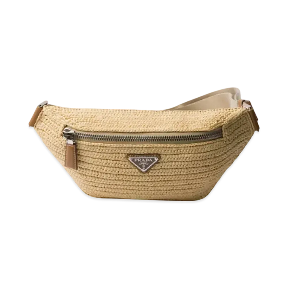 PRADA Crochet Belt Bag "Natural"