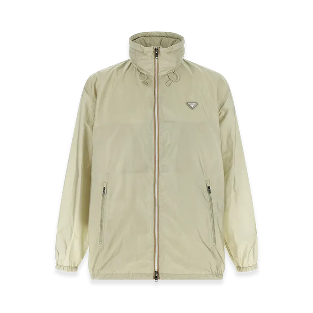PRADA Re-Nylon Feather Windbreaker "Beige"