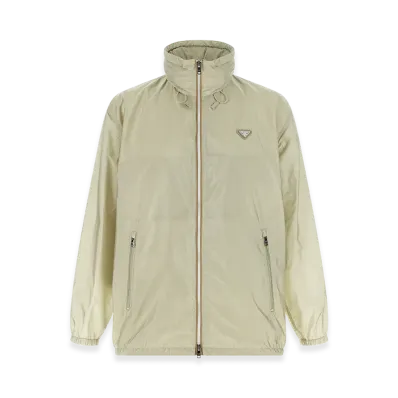 PRADA Re-Nylon Feather Windbreaker "Beige"