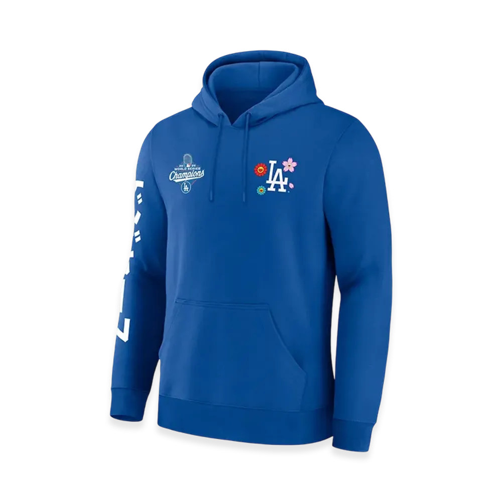 Takashi Murakami x MLB x Los Angeles Dodgers World Series Champions Collection Hoodie "Blue"