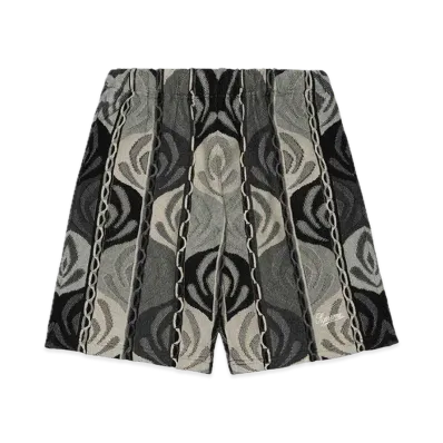 Supreme Abstract Textured Knit Short "Black"