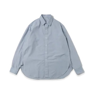 A.PRESSE Regular Collar Shirt "Navy"