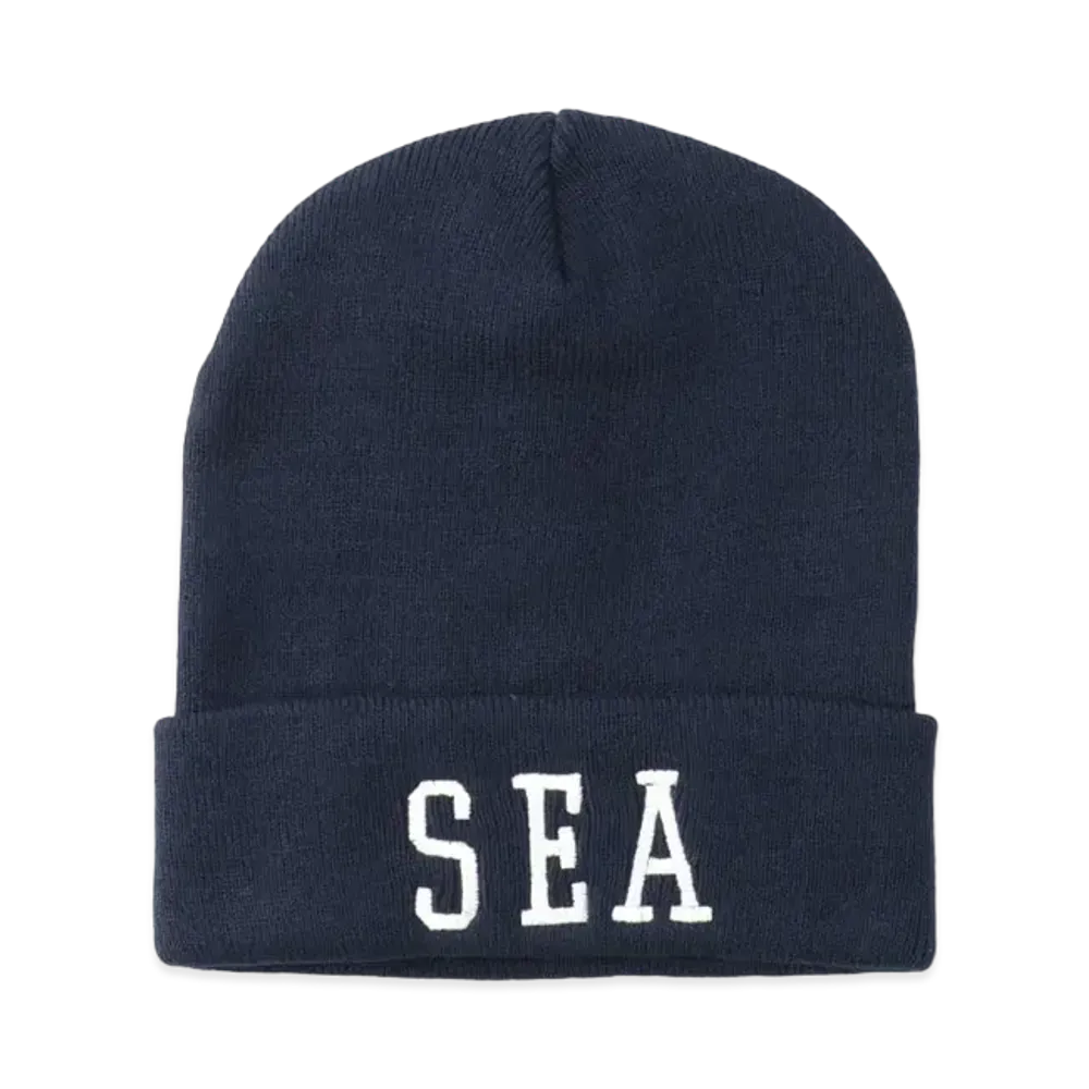 WIND AND SEA SEA (A-HOOPS) BEANIE "Navy"