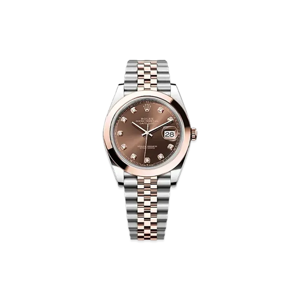ROLEX Datejust 41mm Oystersteel & Everose Gold 126301 "Chocolate"