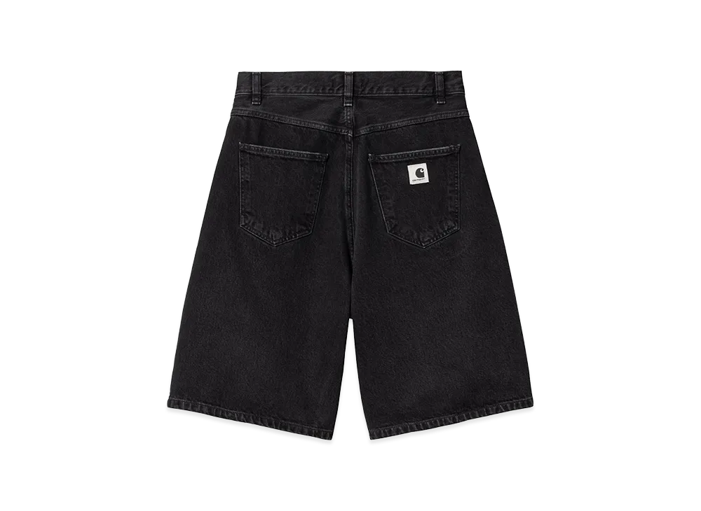 Carhartt WIP Women's Brandon Short "Black(Stone Washed)"