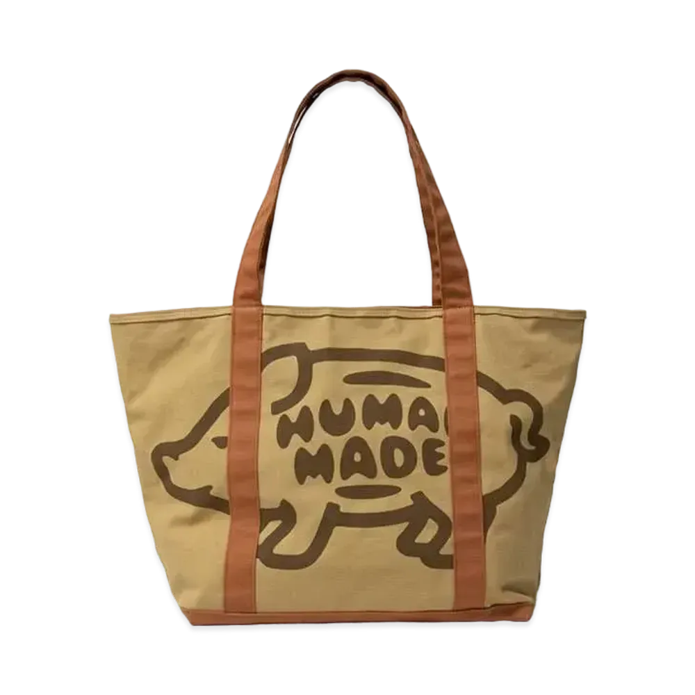 HUMAN MADE COLOR TOTE BAG LARGE "Tan"
