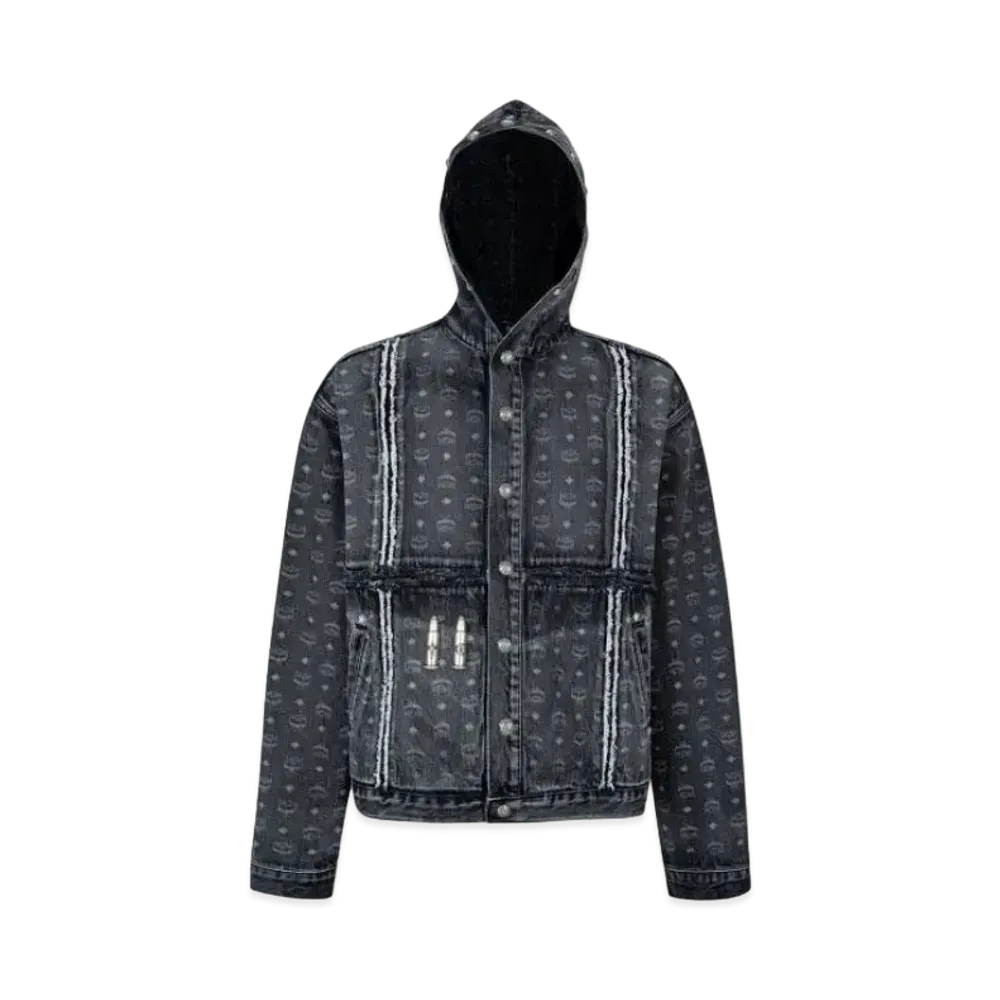 THUG CLUB Mcm TC Bullet Denim Jacket "Black"