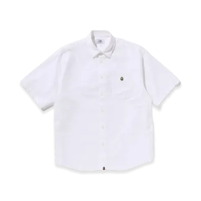 A BATHING APE One Point Relaxed Fit SS Shirts "White"