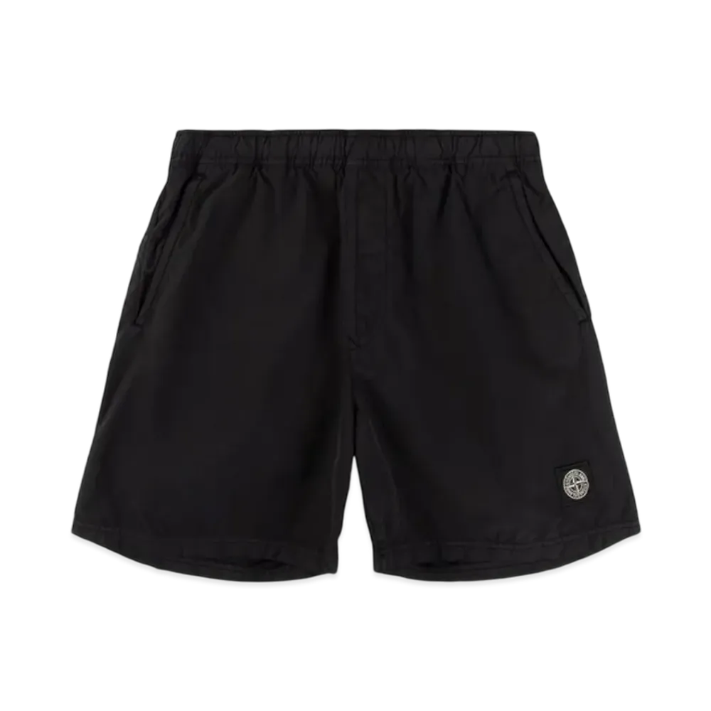 Stone Island B0946 Brushed Cotton Swimming Trunk - 21SS "Black"