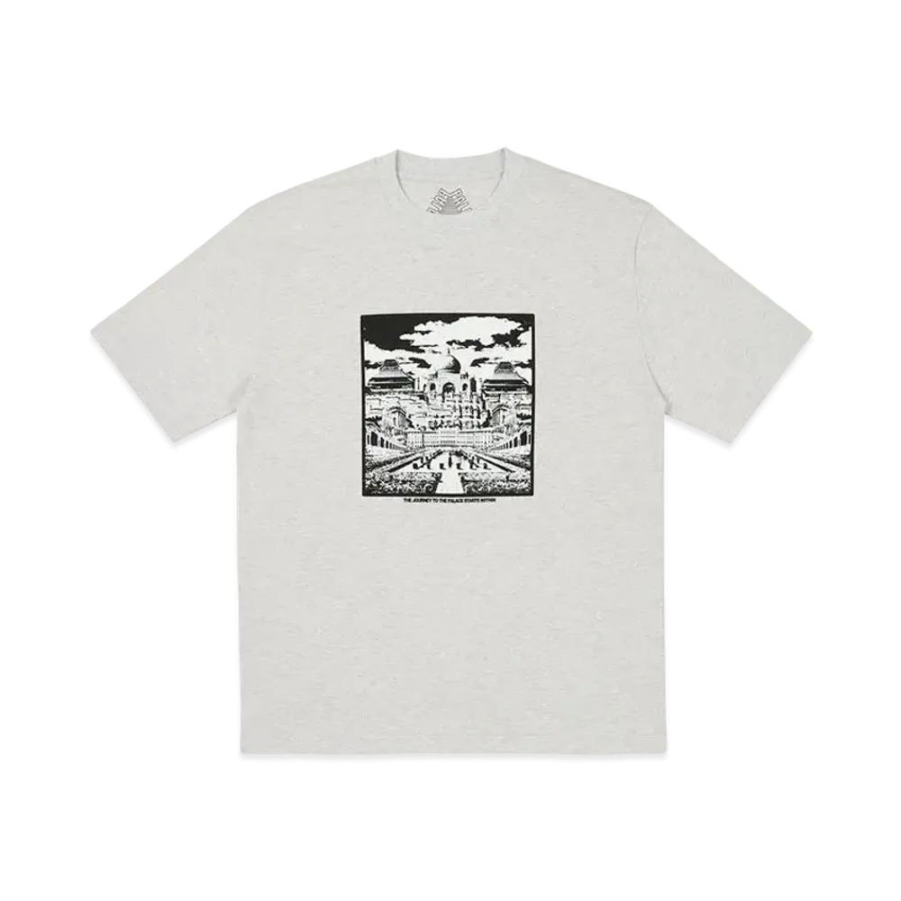 PALACE Multi Palace T-Shirt "Grey Marl"