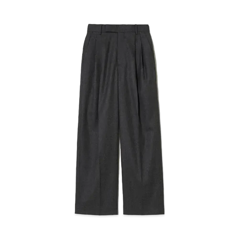UNDERCOVER Wool 2 Tuck Pants "Charcoal"