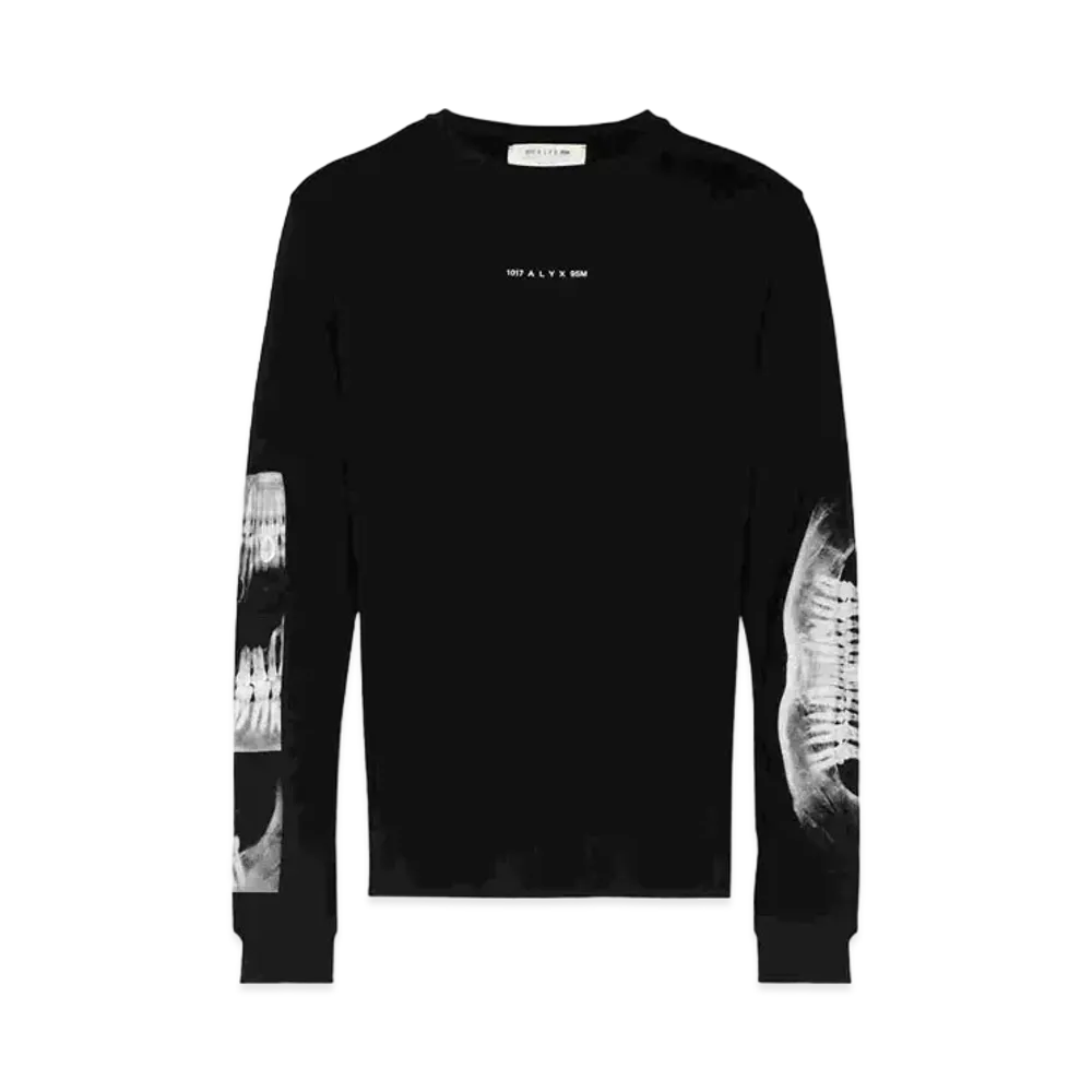 1017 ALYX 9SM Triple-Print Long-Sleeve T-Shirt "Black"