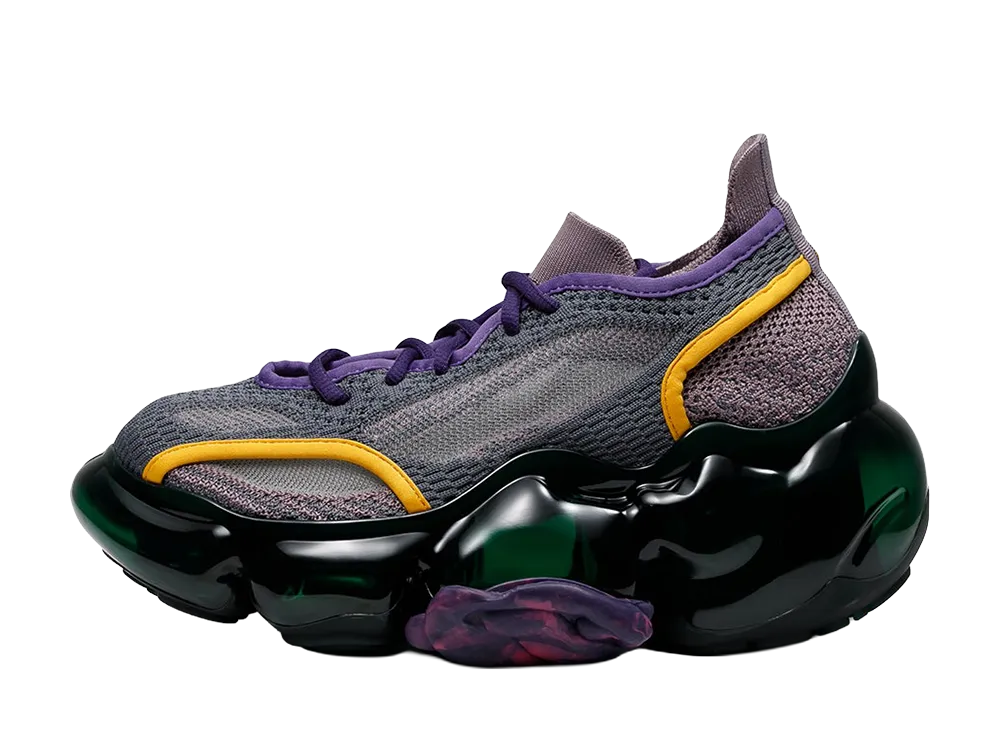 grounds MOOPIE KNIT ON KNIT "Dark Purple/Dark Green"