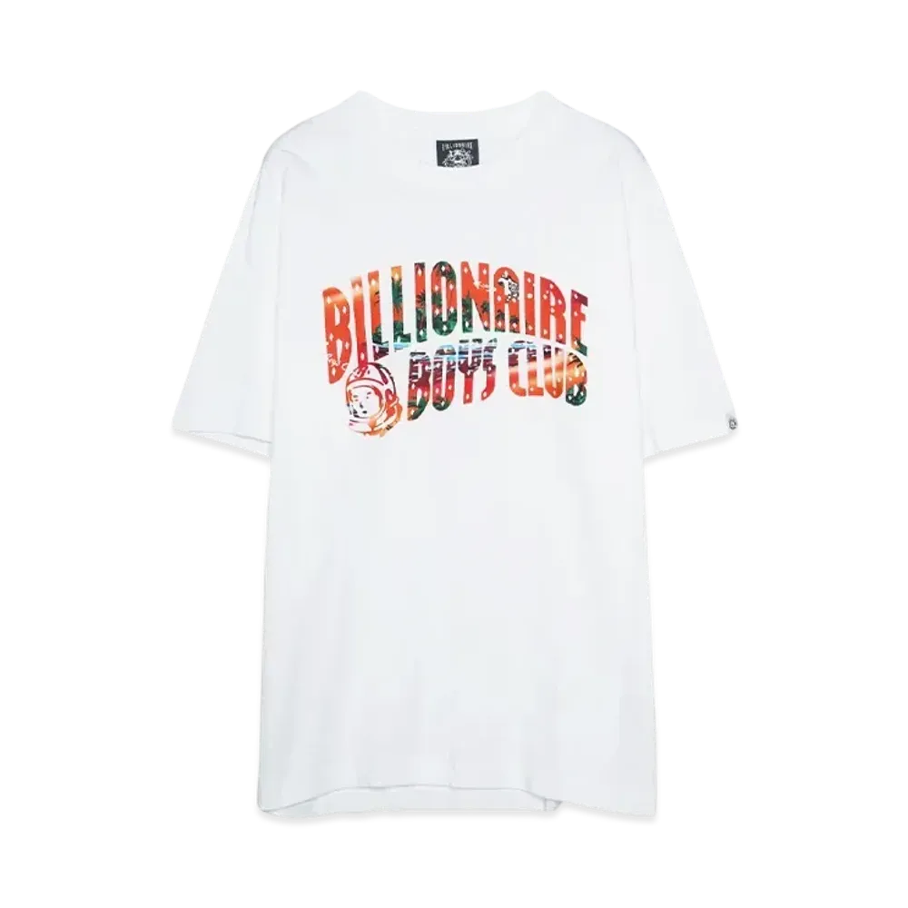 BILLIONAIRE BOYS CLUB TROPICAL ISLAND FILL ARCH LOGO T-SHIRT "WHITE"
