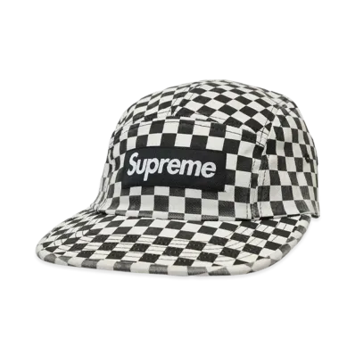 Supreme Washed Chino Twill Camp Cap "Checkerboard" (26FW)