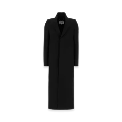 MM6 Maison Margiela Structured Wool Coat "Black"