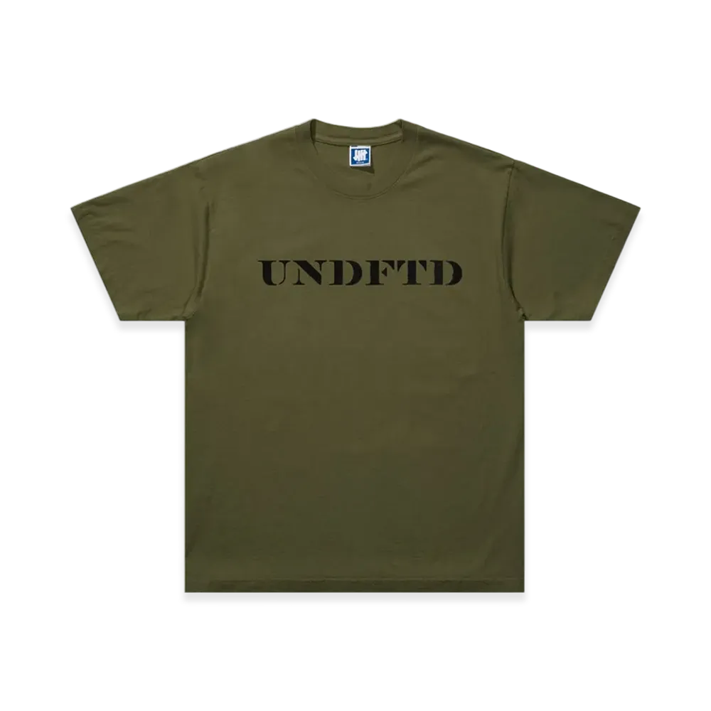 UNDEFEATED Stencil S/S Tee "Olive"