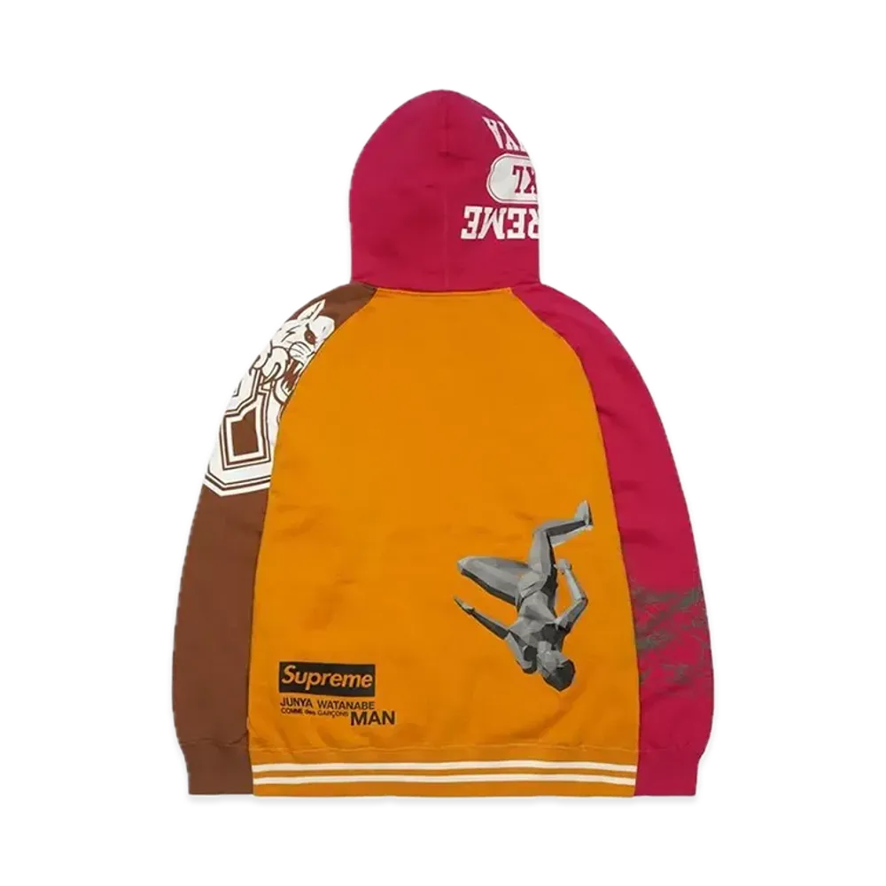 Supreme x JUNYA WATANABE COMME des GARCONS MAN Zip Up Hooded Sweatshirt "Gold"