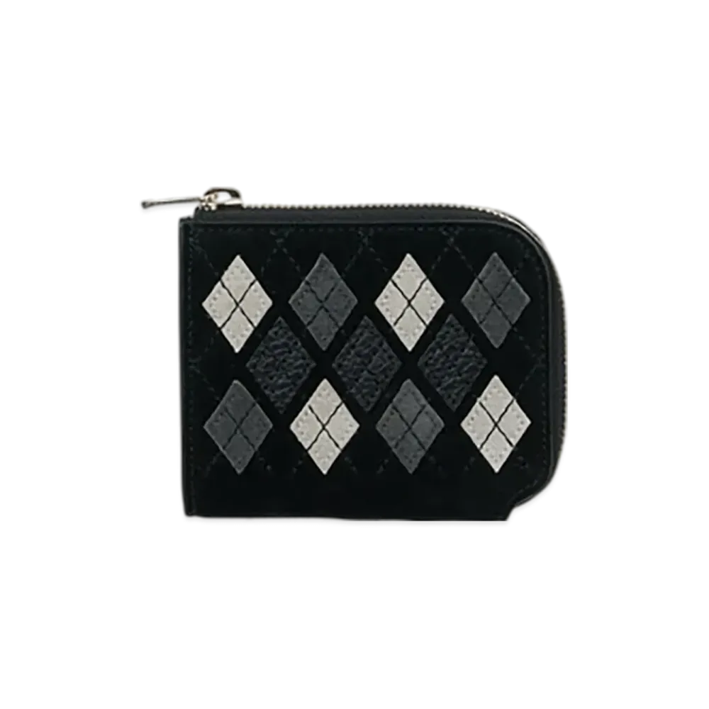 Hender Scheme Argyle L Wallet "Argyle Black"