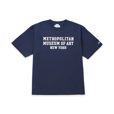 V.A. x The Metropolitan Museum of Art x Champion S/S Tee "Navy"
