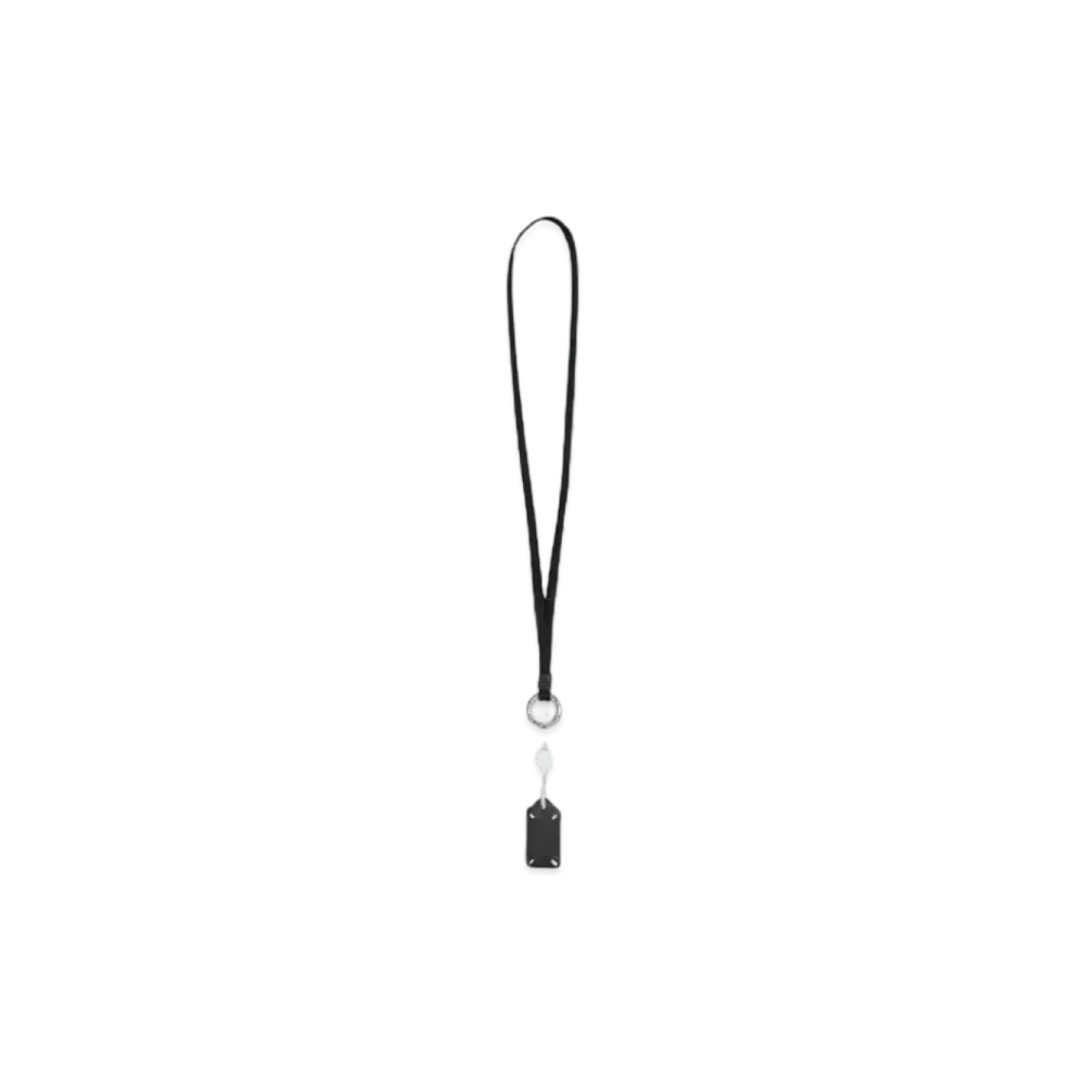 Maison Margiela TAG KEY RING WITH LACE "Black"