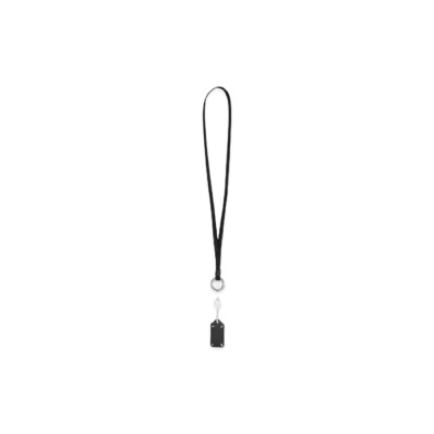 Maison Margiela TAG KEY RING WITH LACE "Black"