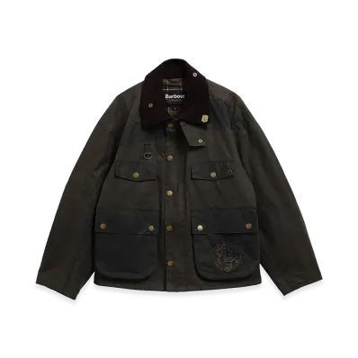 Barbour x Feng Chen Wang Porter Waxed Jacket "Archive Olive"