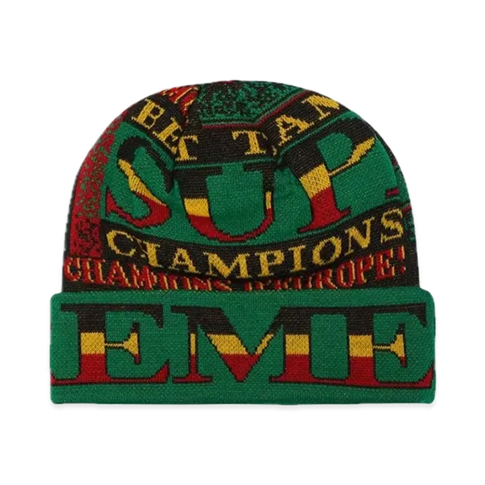 Supreme Scarf Beanie "Green"