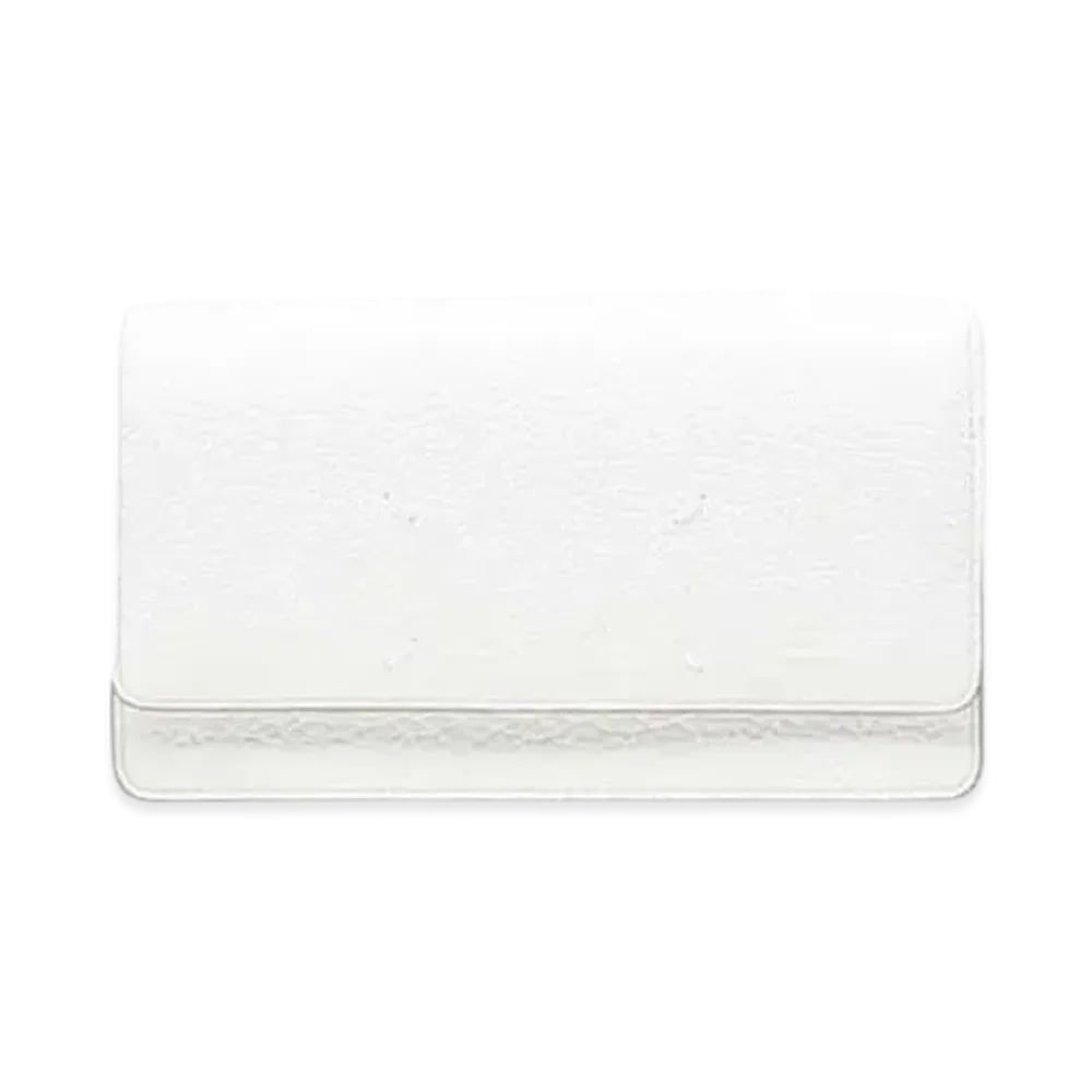 Maison Margiela Leather Chain Wallet "White"
