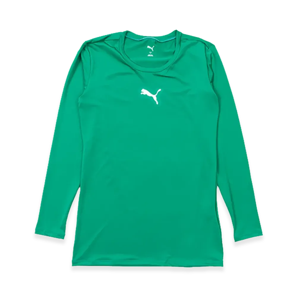 PUMA Compression Crew Neck Long Sleeve Shirt "Pepper Green"
