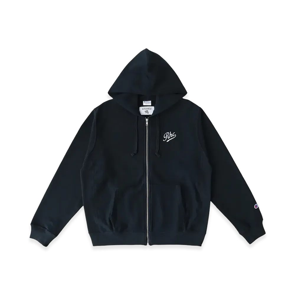 RHC Ron Herman x Champion Embroidery Logo Sweat Zip Hoodie "Gray"