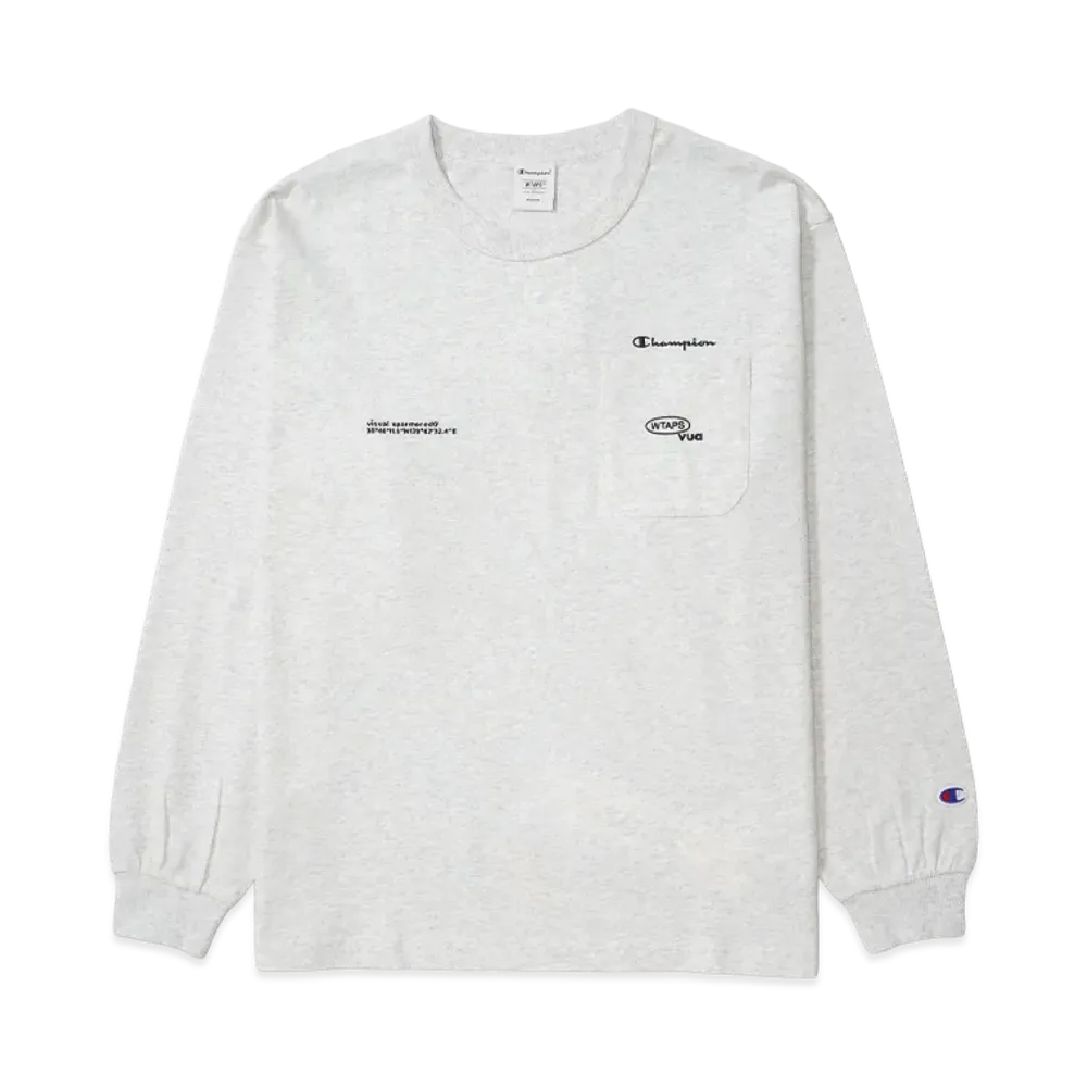WTAPS x Champion Academy / LS / Cotton "Ash Gray"