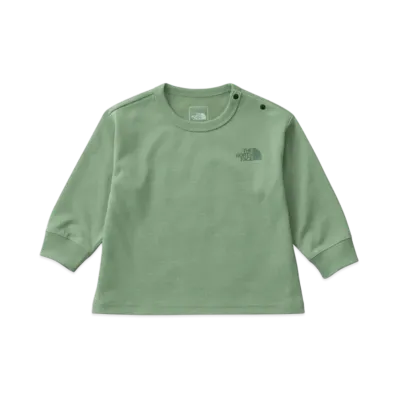 The North Face Baby Long Sleeve Small Logo Crew "Mistletoe"