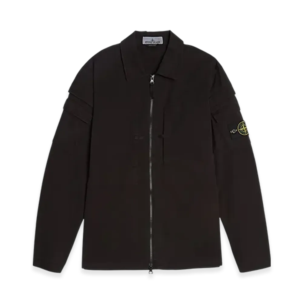 Stone Island 791510610 Stretch Overshirt "Black"