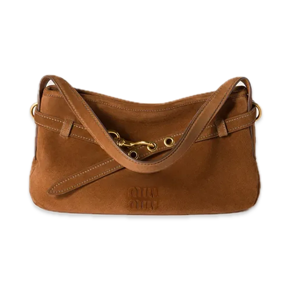 MIU MIU Aventure Nappa Leather Bag "Brown"