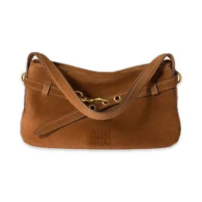 MIU MIU Aventure Nappa Leather Bag "Brown"