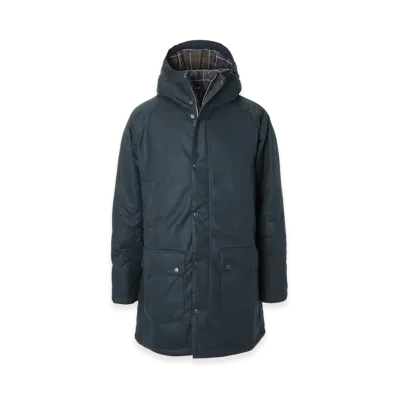 Barbour Wax Parka Jacket "Navy"