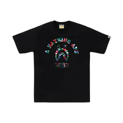 A BATHING APE Bape Store Qingdao Shark College Tee "Black"