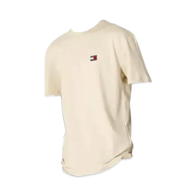 TOMMY JEANS Classic Badge Logo T-Shirt "ClassicBeige"