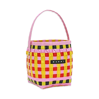 MARNI Women's Pod Kid Bag "Pink/Multi Color"