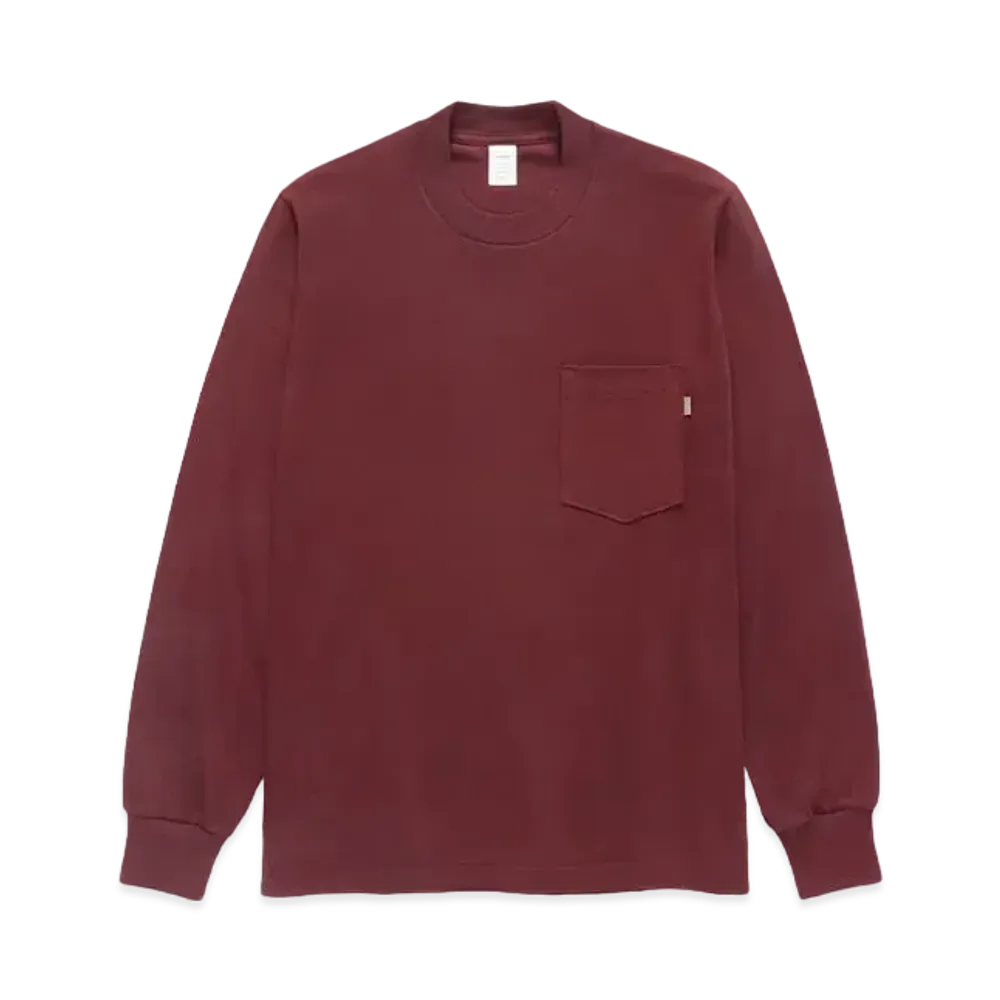 JJJJound J90 Long Sleeve Pocket "Burgundy"