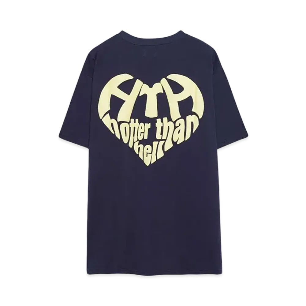 HTH Heart logo tee "Navy"