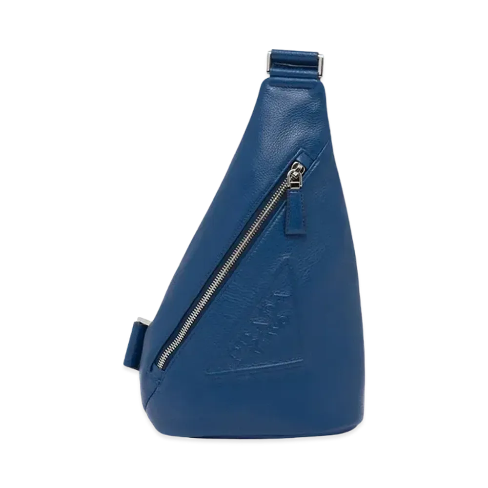 PRADA Cross Leather Bag "Bluette"